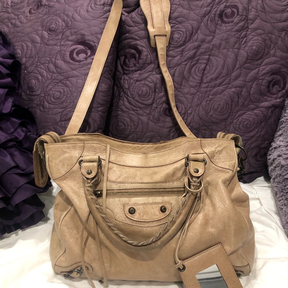 Balenciaga purse shoulder and messenger style